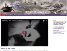Tablet Screenshot of coastal-forces.org.uk